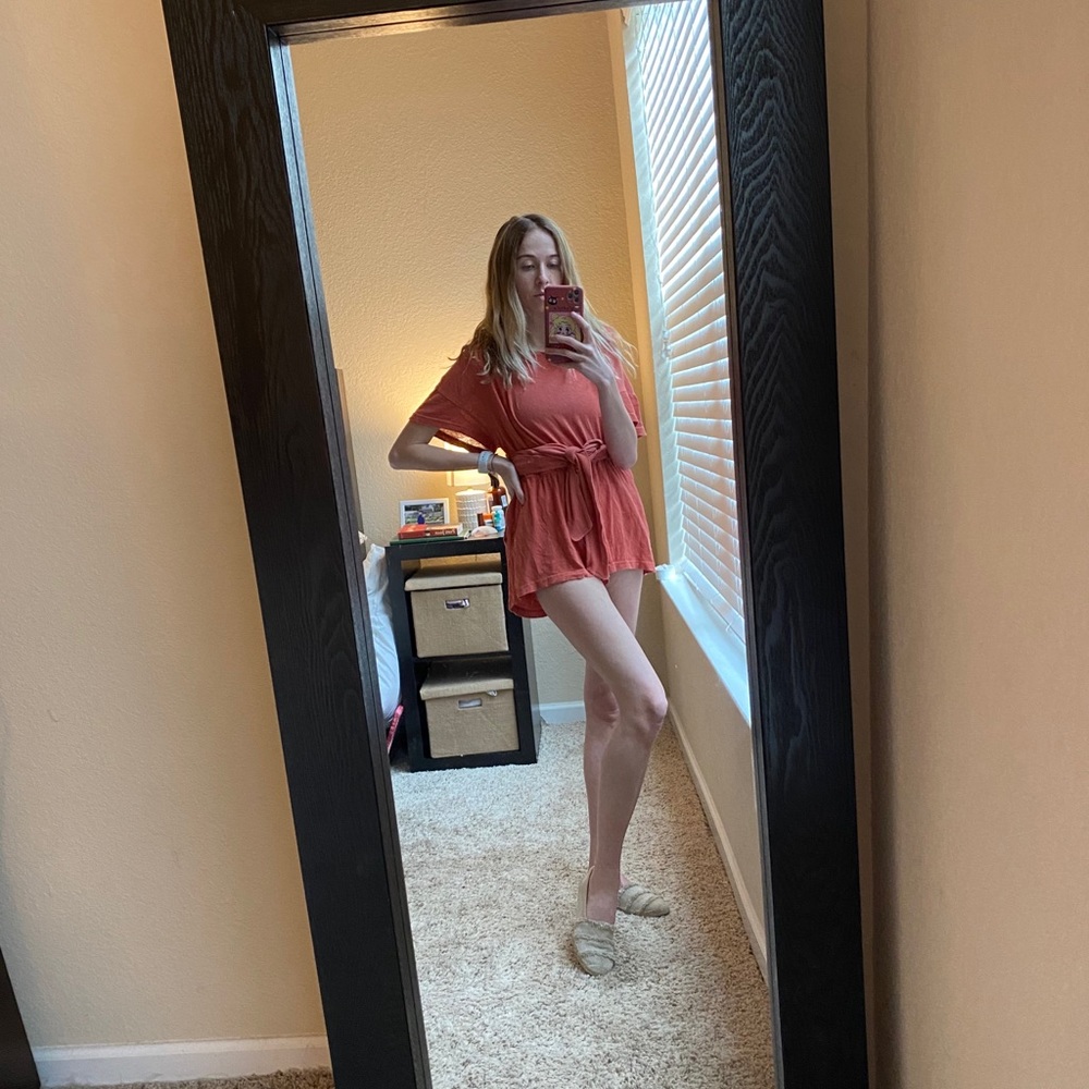 Free People Tie-Up Romper